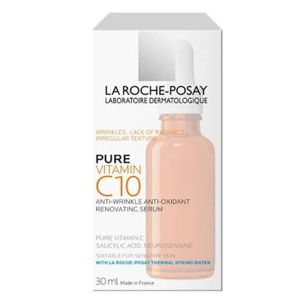 NEW La Roche Posay Pure Vitamin C10 Serum 30ml Anti Aging Brightening Radiance